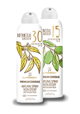 Botanical Sunscreen SPF 15-30 broad high and medium protection